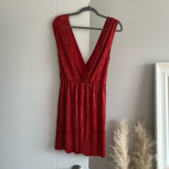 Urban Outfitters Red Mini Dress - L - Picture 6 of 8